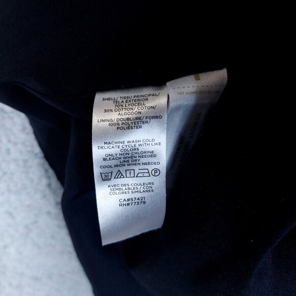 Ann Taylor Dress Women XXS Blue Floral Short Sleeve Tiered Prairie Cottage Core - Picture 13 of 16